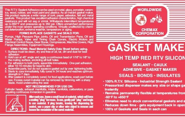 A181-R  GASKET MAKER Red